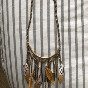 Feather necklace